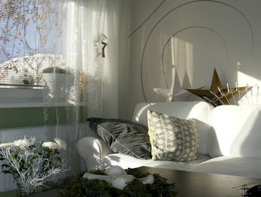 Dekorace obývacího pokoje